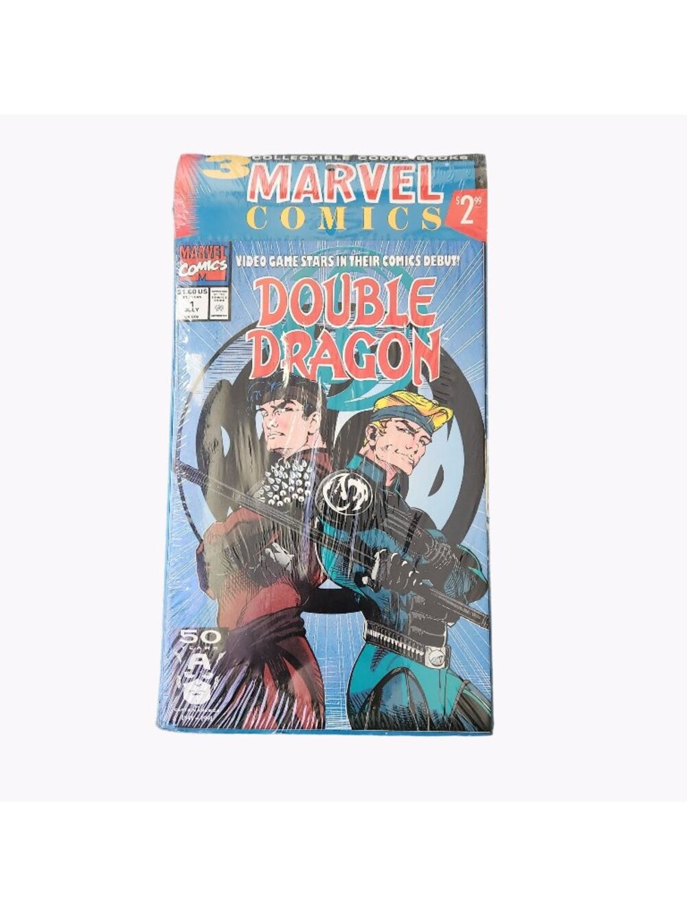 Marvel Double Dragon 3 Pack #1 #2 #3 Comic Book Collector Sealed Unopened